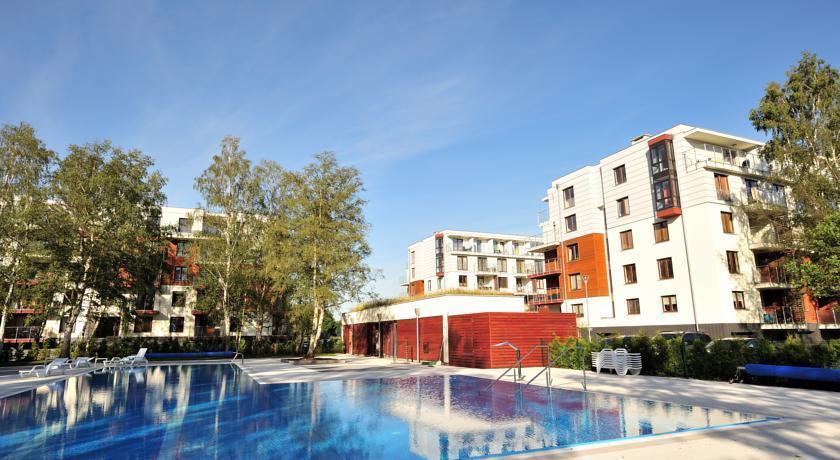 Apartament Aquamarine Polanki Kołobrzeg Buitenkant foto